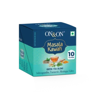 On & On Masala Kahwa Green Tea Blend 10 Tea bags