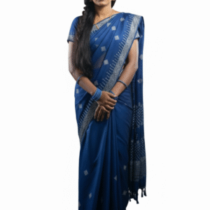 Gergett saree with full hot fix dimond