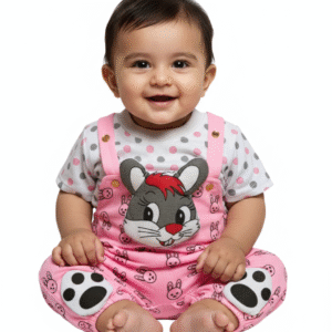 Boy and girl baby beautiful dress