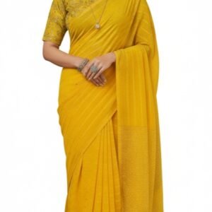 Aari work saree