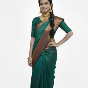 Blue Semi Silk Saree