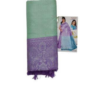 Silver pattu saree