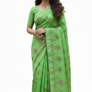 Fancy work saree